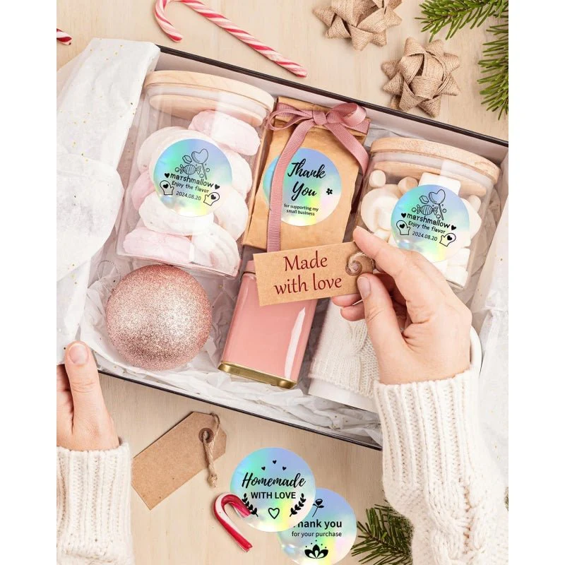 Phomemo 2" Silver Thermal Holographic Sticker for Shipping Label Printer - Image 9