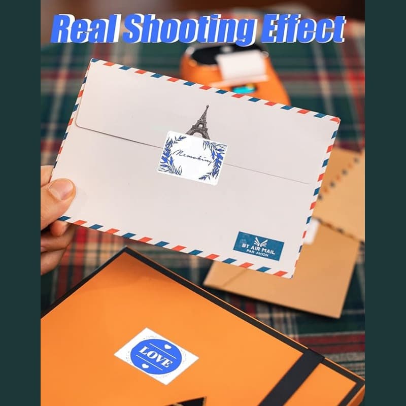 Phomemo 40x30mm Blue on White Thermal Label For M110/M120/M150/M220/M200/M221 - Image 6