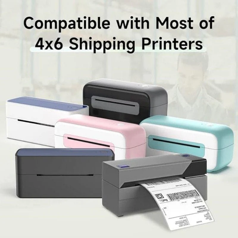 Phomemo 4"x6'' Sticker Label for Shipping Label Printer (250 Labels/Roll) - Image 7