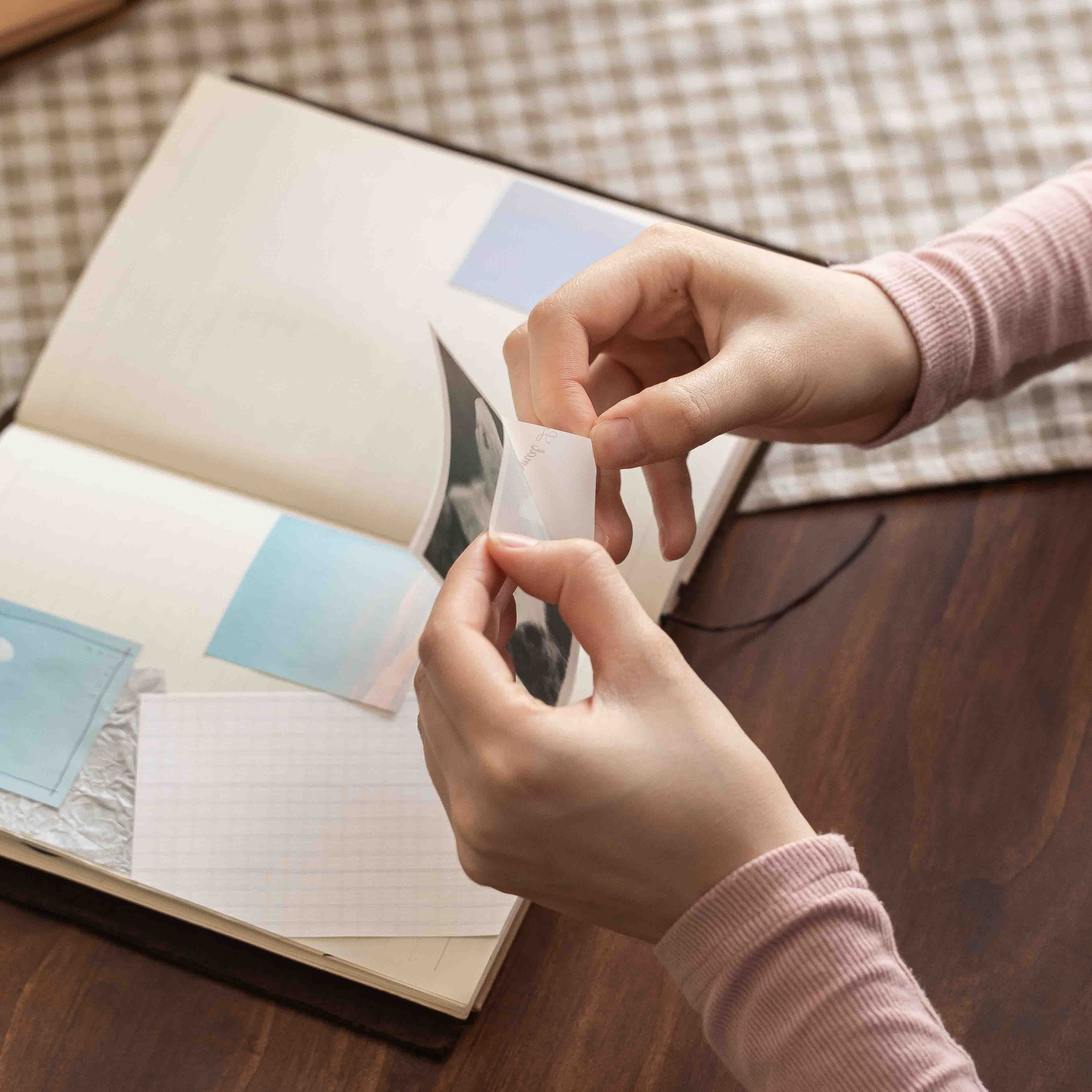 Phomemo 80mm Black on White Sticker 2-Year Long-Lasting Thermal Paper for M03/M04S/M04AS/M832丨3 Rolls - Image 4