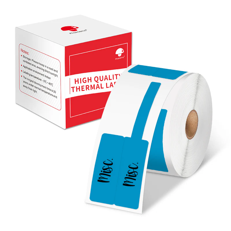 Phomemo 25×38mm Cable Label/Wire Thermal Label for M110/M200/M150/M120/M220/M221-1 Roll - Image 5