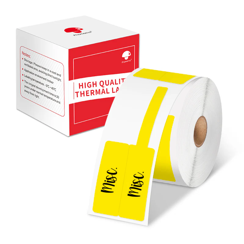 Phomemo 25×38mm Cable Label/Wire Thermal Label for M110/M200/M150/M120/M220/M221-1 Roll - Image 6