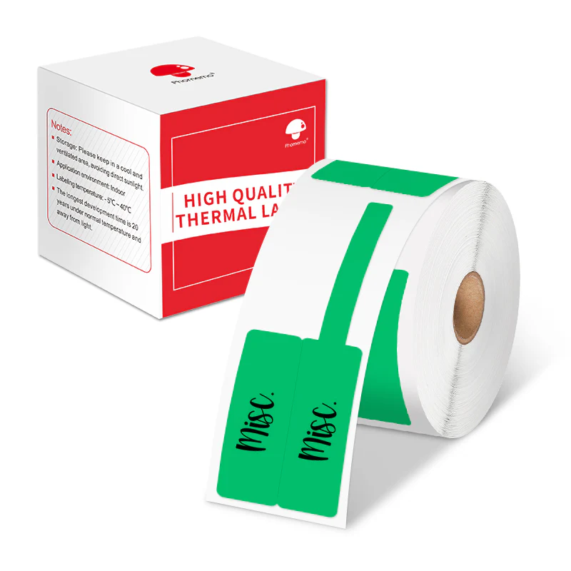 Phomemo 25×38mm Cable Label/Wire Thermal Label for M110/M200/M150/M120/M220/M221-1 Roll - Image 7