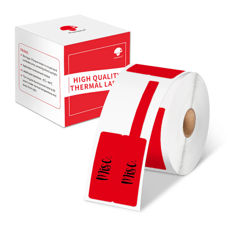 Phomemo 25×38mm Cable Label/Wire Thermal Label for M110/M200/M150/M120/M220/M221-1 Roll - Image 8