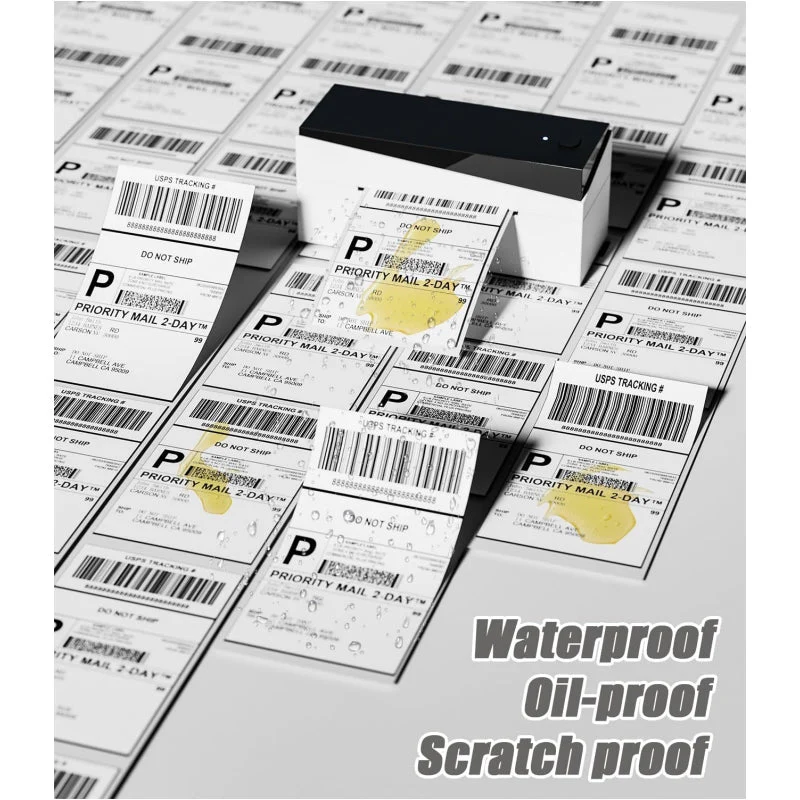 Phomemo 4"x6" Fan-Fold Thermal Direct Labels for Shipping Label Printer - Image 6