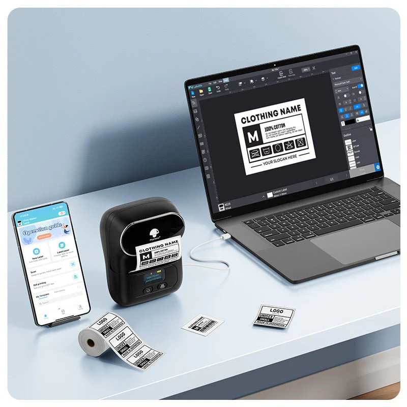 Phomemo M110  Bluetooth Portable Thermal Business Label Maker - Image 5