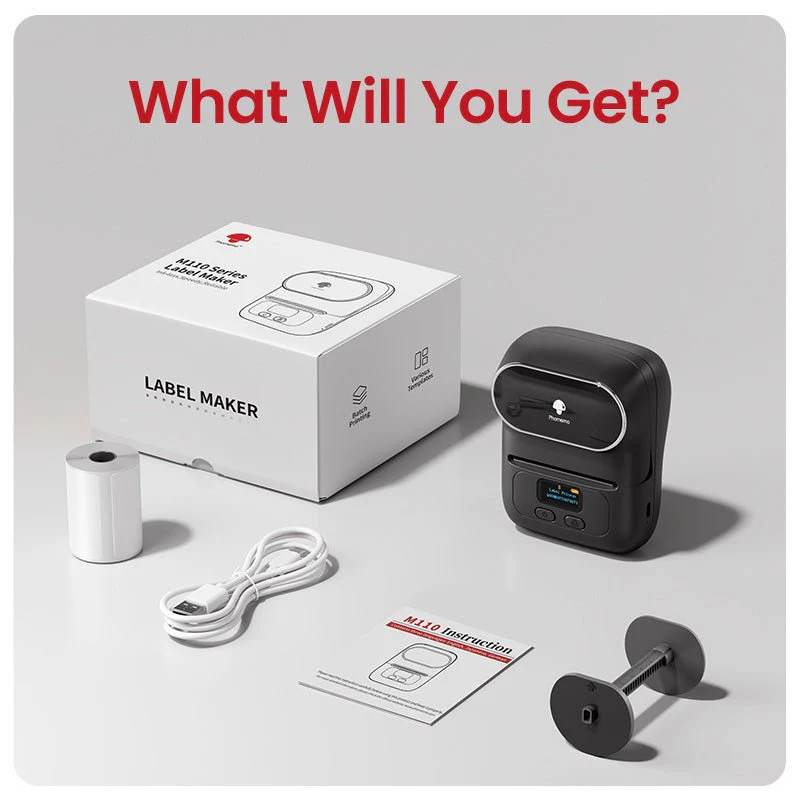 Phomemo M110  Bluetooth Portable Thermal Business Label Maker - Image 8