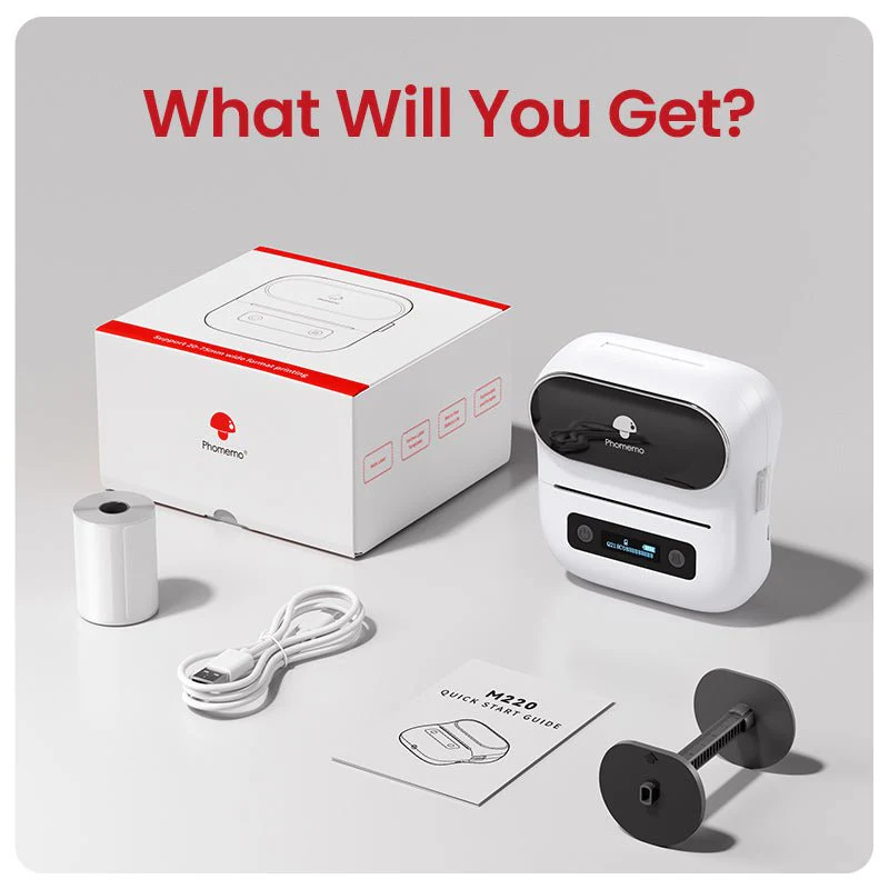 Phomemo M220 Bluetooth Portable Thermal Business Label Maker - Image 10