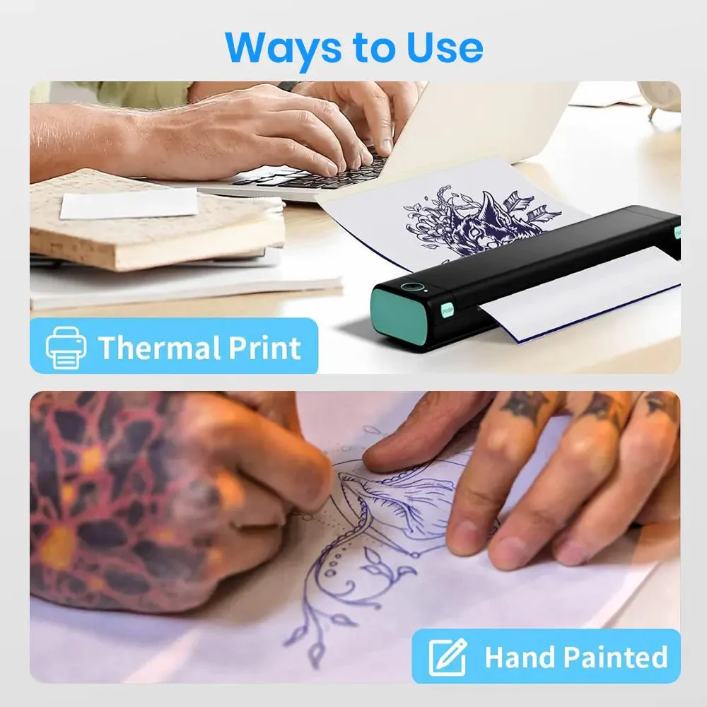 Phomemo Upgraded Tattoo Transfer Paper For M08F/TP81/TP83/TP87 Tattoo Printer - Image 6