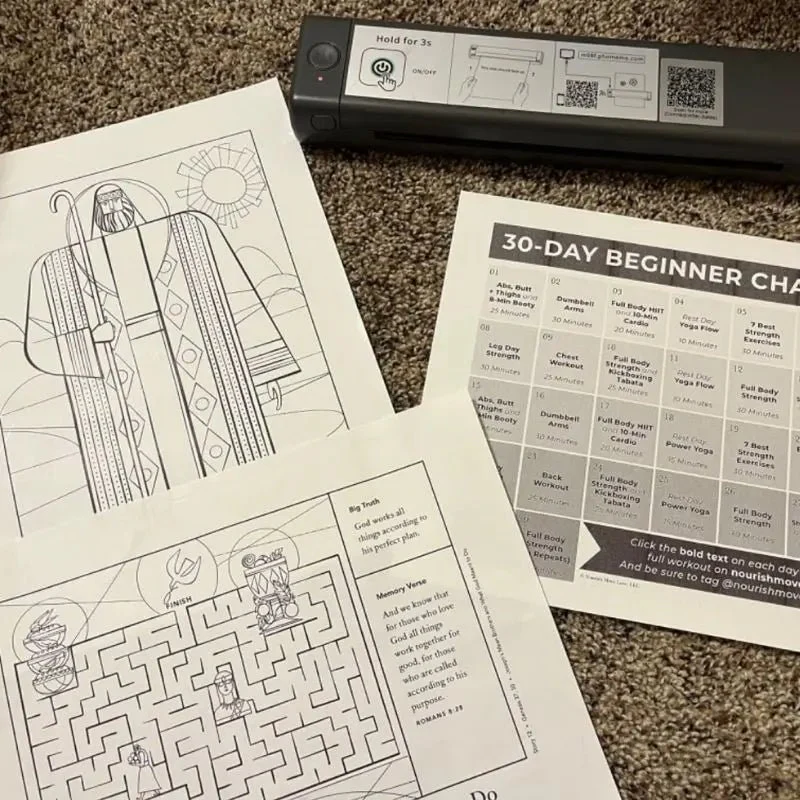 Phomemo Direct Thermal M08F Letter & A4 Portable Printer - Image 13