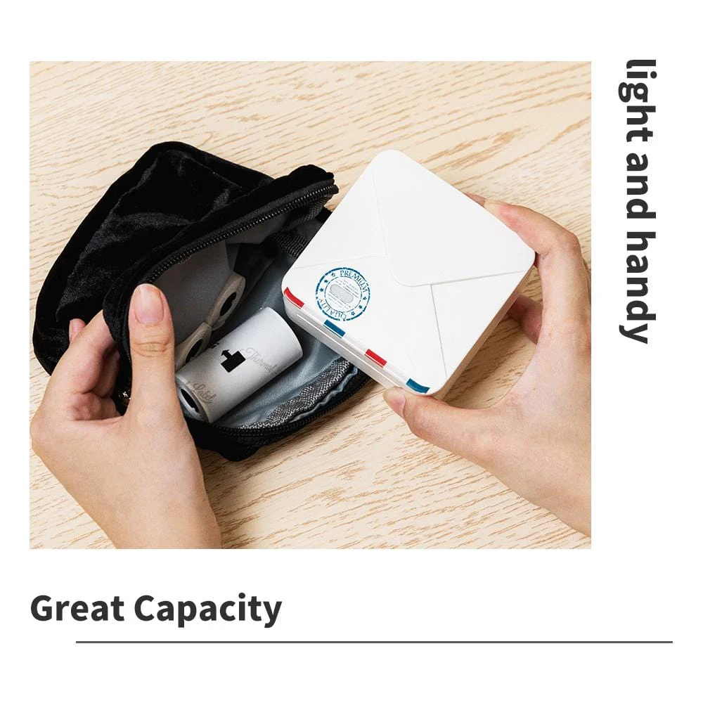 Portable Black Velvet Stationery Cosmetic Multifunction Storage Bag for Organization - Image 5