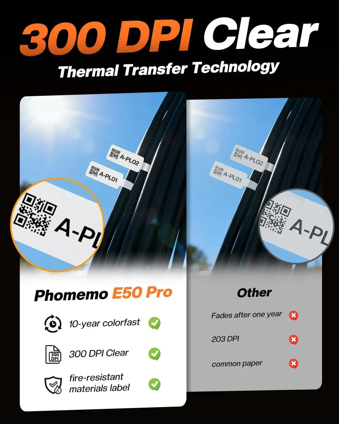 Phomemo E50Pro Industrial Bluetooth Portable Label Maker - Image 3