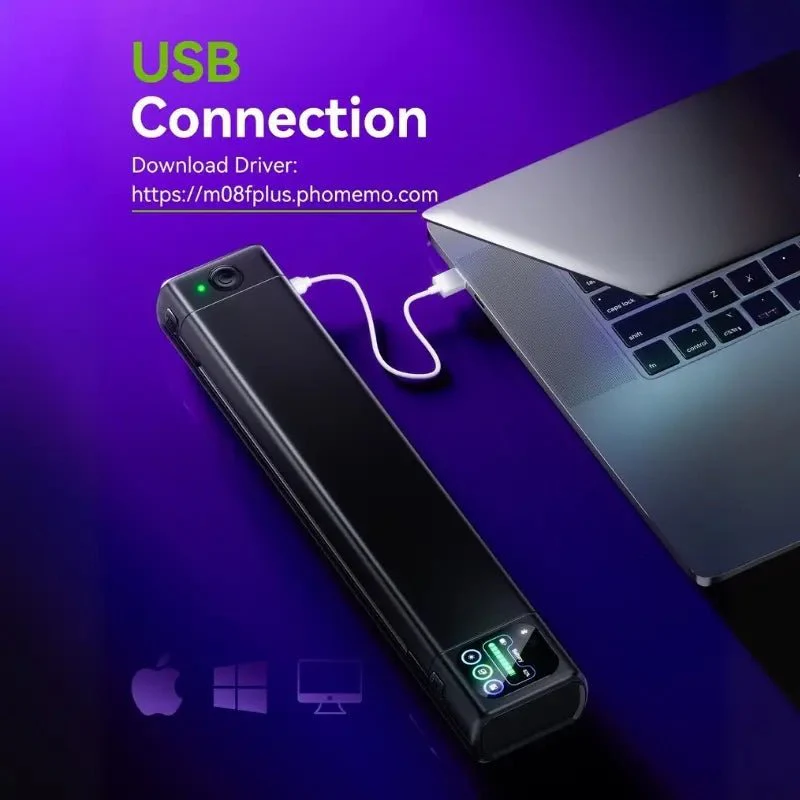 Phomemo M08F Plus Wireless Tattoo Stencil Printer with Touch Screen - Image 8