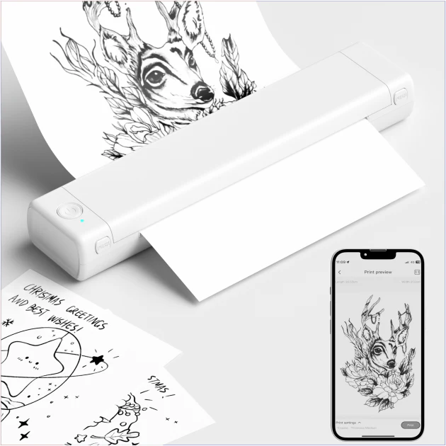 Phomemo M08F Wireless Tattoo Stencil Printer - Image 10