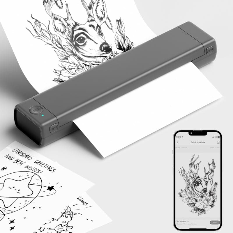 Phomemo M08F Wireless Tattoo Stencil Printer - Image 14
