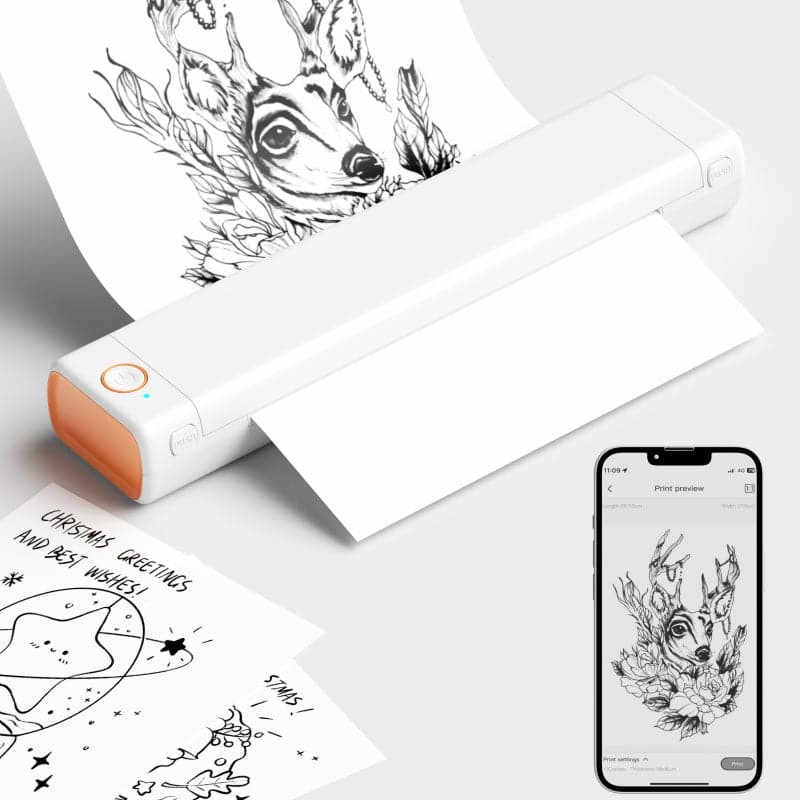 Phomemo M08F Wireless Tattoo Stencil Printer - Image 15