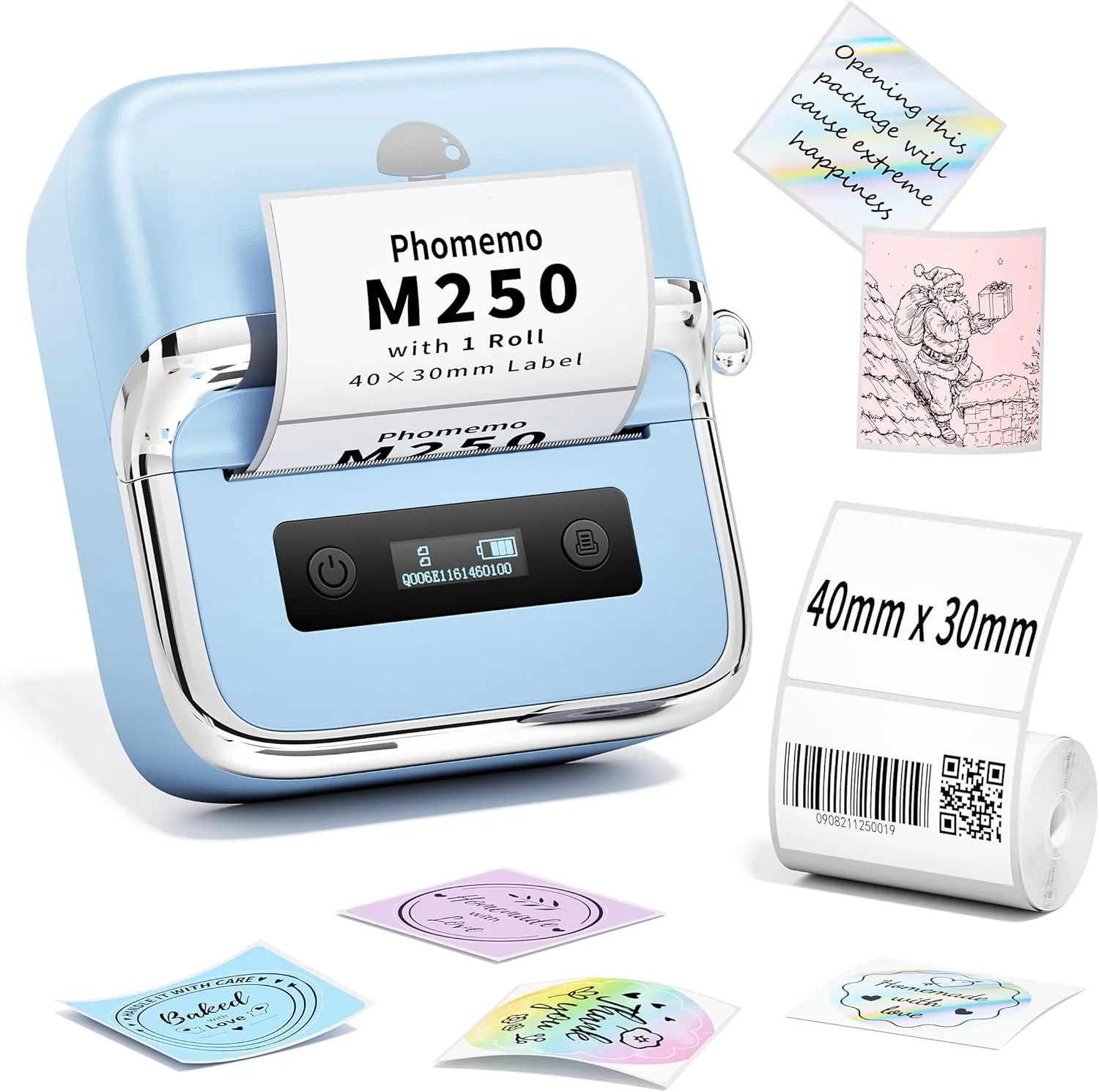 Phomemo M250 Bluetooth Portable Thermal Business Label Maker - Image 8