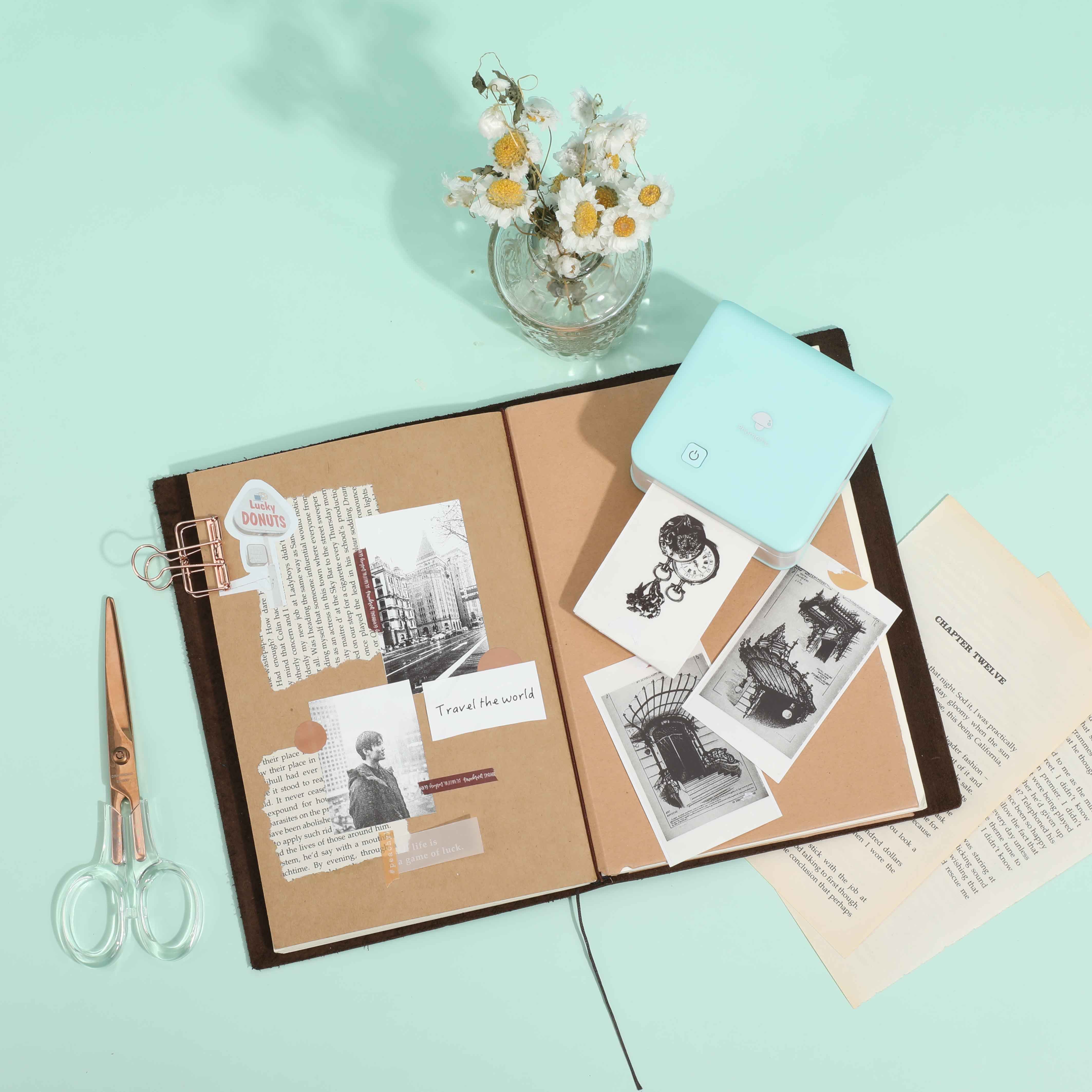 Phomemo Paper Holder Set for Phomemo M02 Pro & M02S Printer with 53mm White Sticker 2-Year-Lasting Paper丨3 Rolls - Image 4