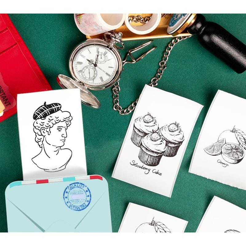 Phomemo Paper Holder Set for Phomemo M02 Pro & M02S Printer with 53mm White Sticker 2-Year-Lasting Paper丨3 Rolls - Image 5