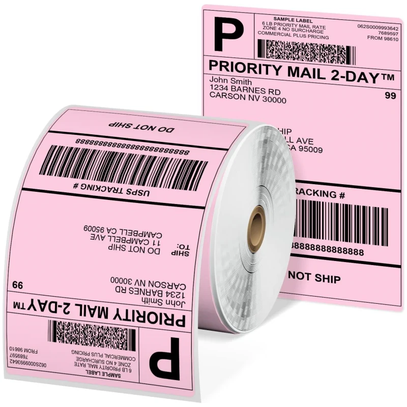 Phomemo Thermal Direct 4"x6" Shipping Label (Roll of 500 Labels) - Image 4