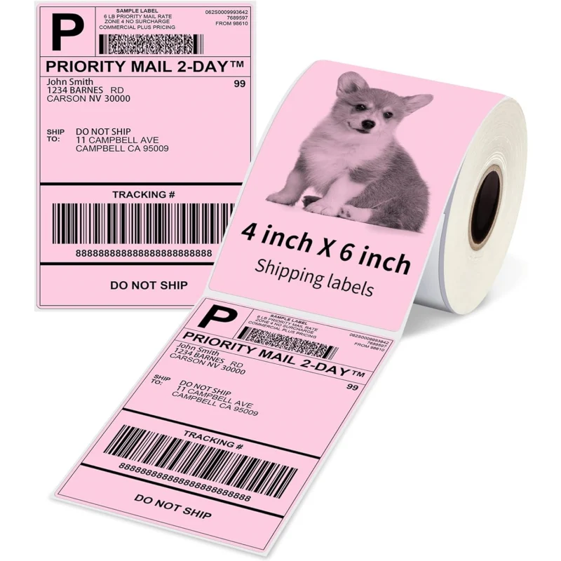 Phomemo Thermal Direct 4"x6" Shipping Label (Roll of 500 Labels) - Image 5