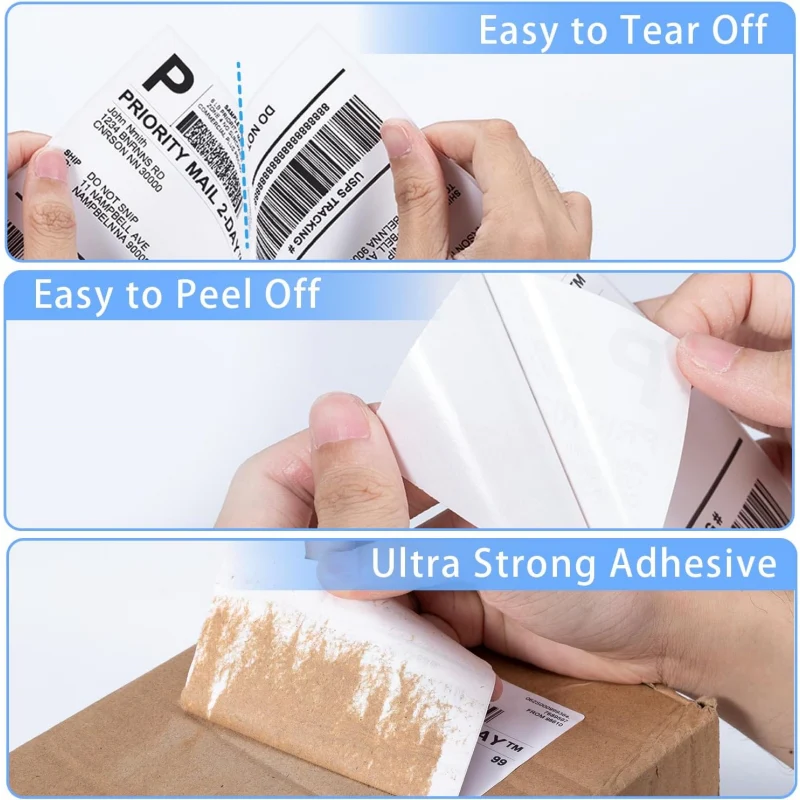 Phomemo Thermal Direct 4"x6" Shipping Label (Roll of 500 Labels) - Image 6