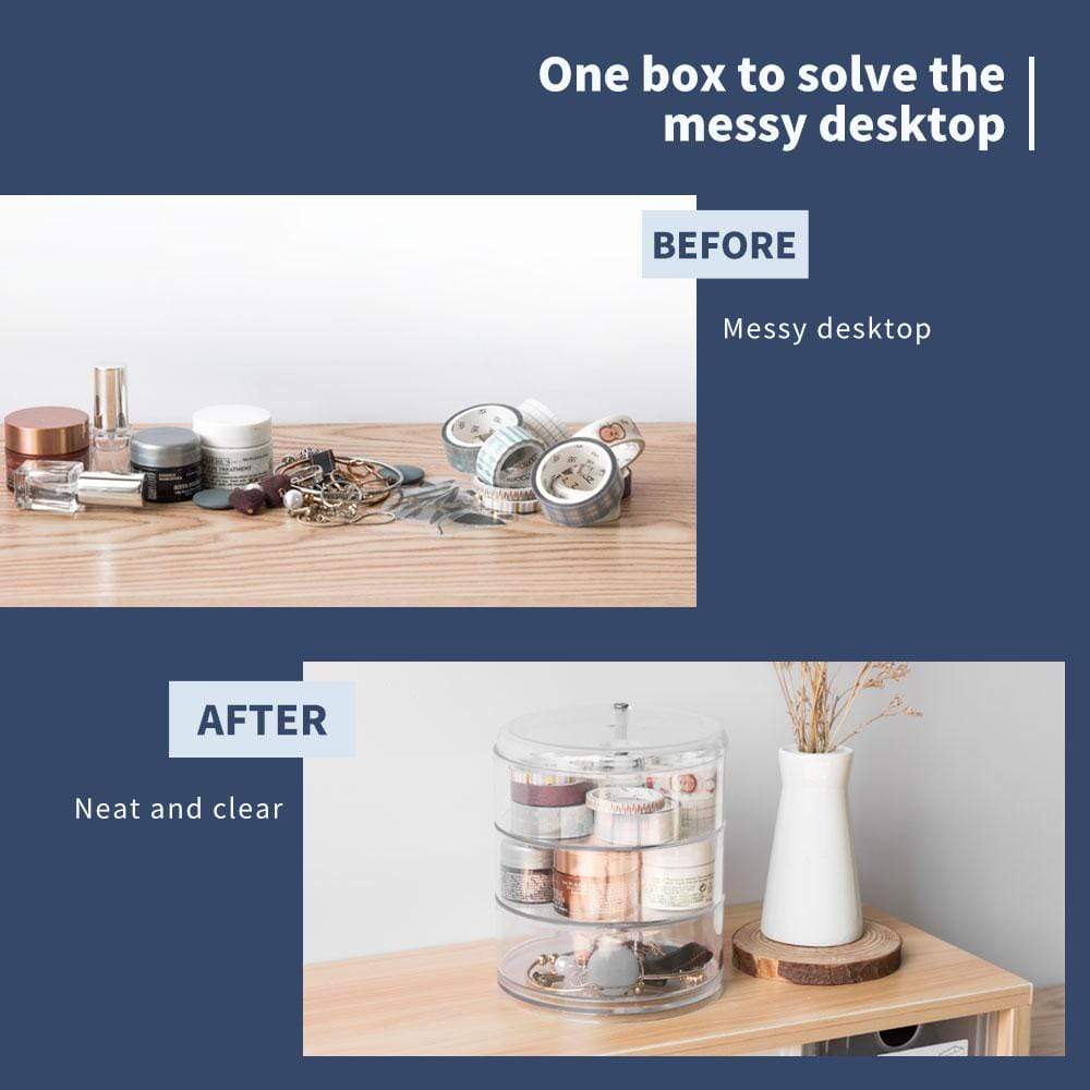 Phomemo Three-Layer Rotating Storage Box - Image 5