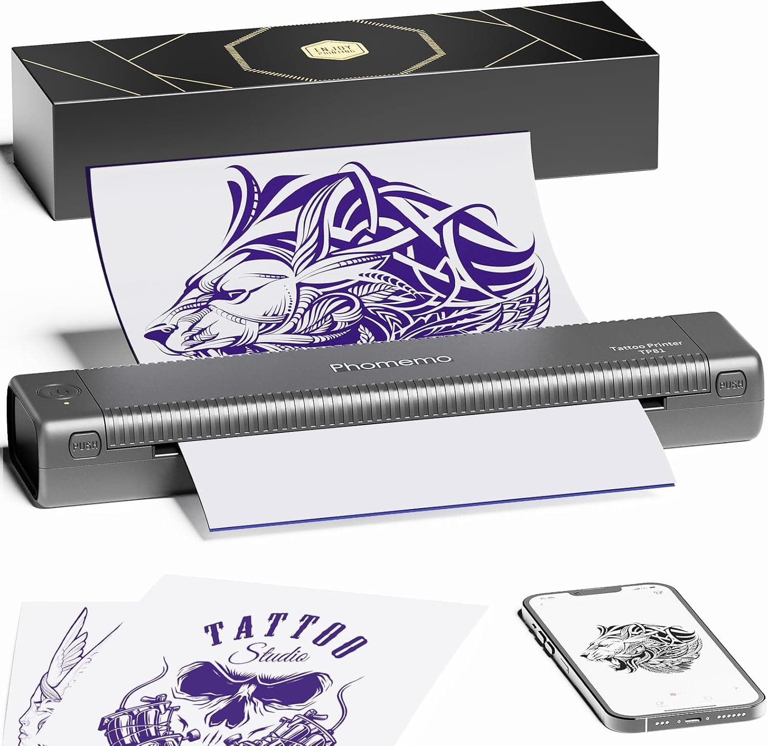 Phomemo TP81 Wireless Tattoo Template Printer - Image 11