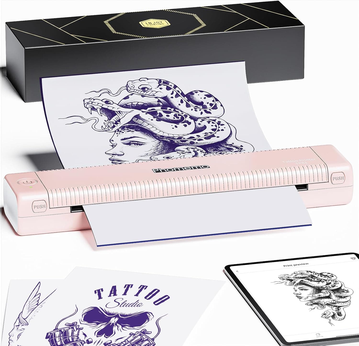 Phomemo TP81 Wireless Tattoo Template Printer - Image 9