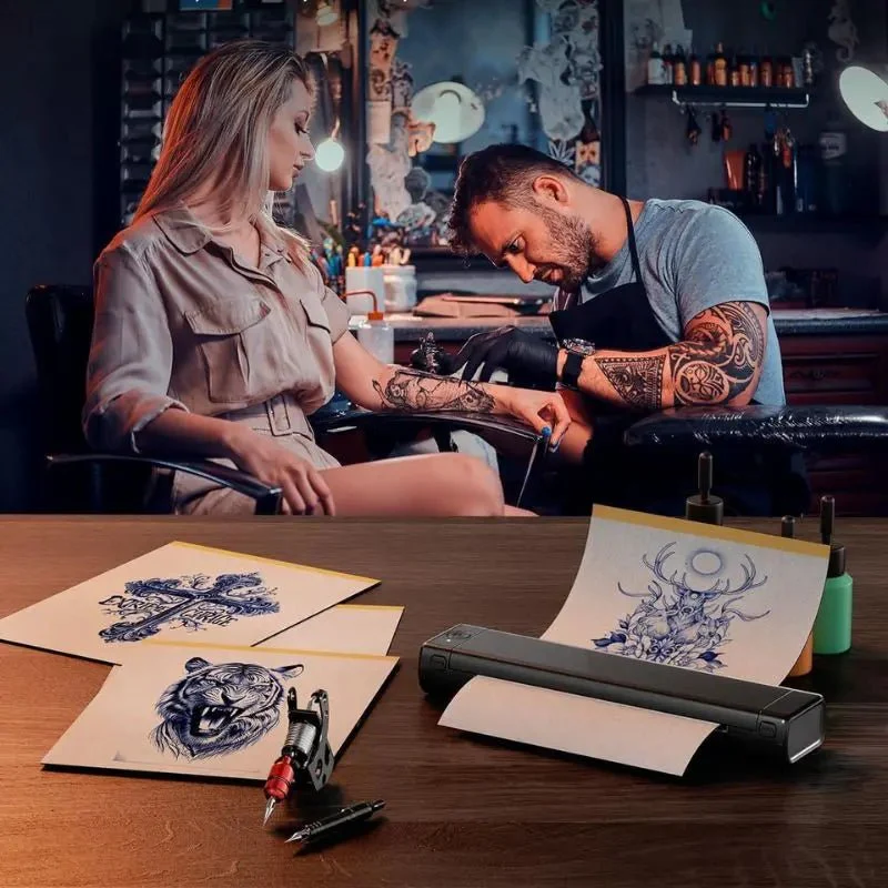 Phomemo Upgraded Tattoo Transfer Paper For M08F/TP81/TP83/TP87 Tattoo Printer - Image 5
