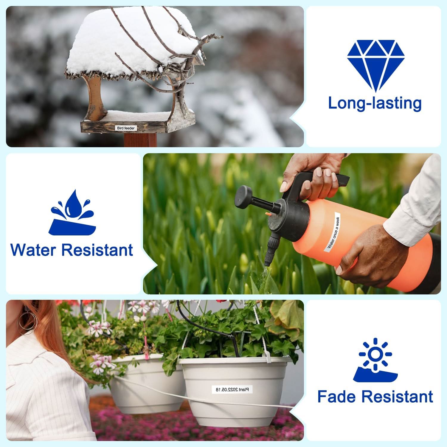 Phomemo 12mmx5m Navy&Pink&Beige Ribbon Label Tapes for P15/A30 - Image 3