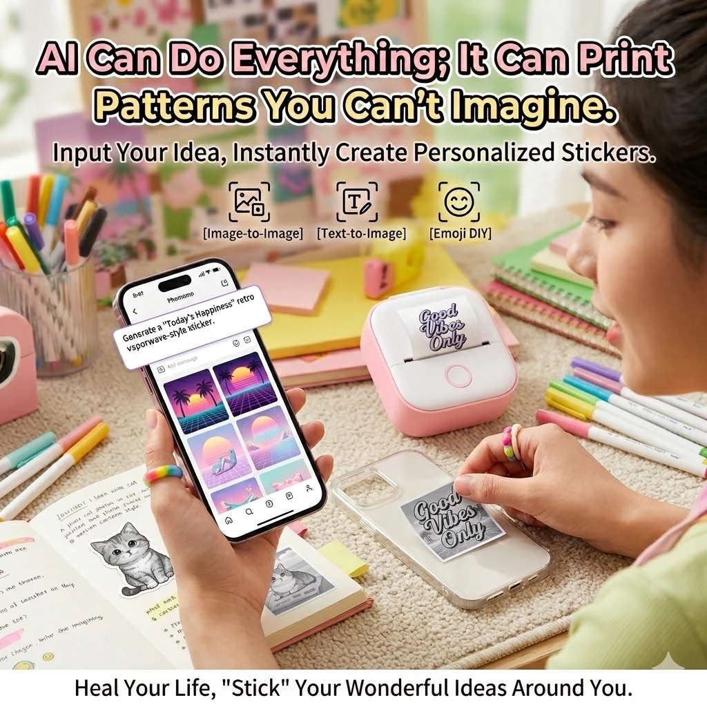 Phomemo T02 Inkless Mini Printer - Image 3