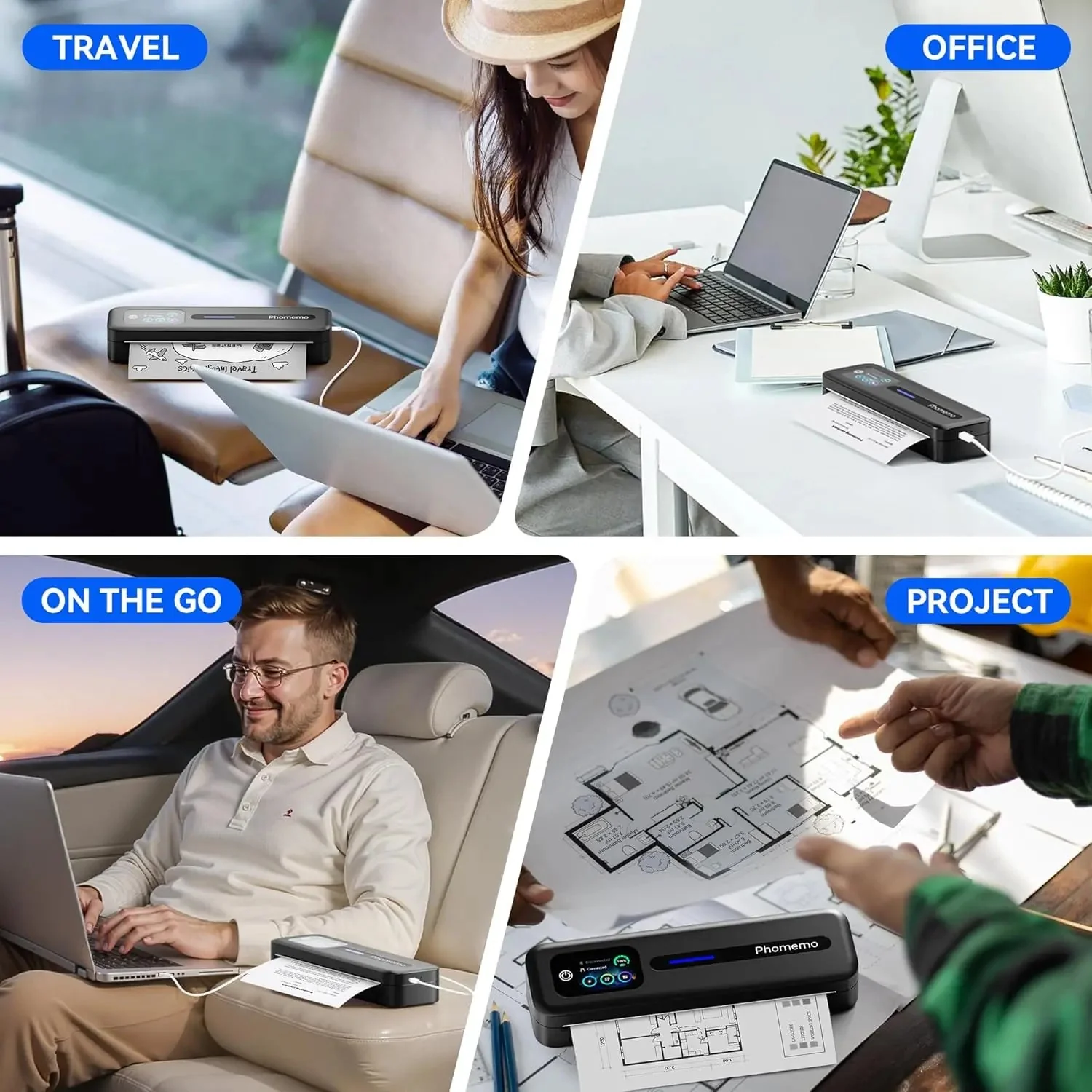 Phomemo Thermal Portable Printer M832D Upgraded Direct Touchscreen - Image 9