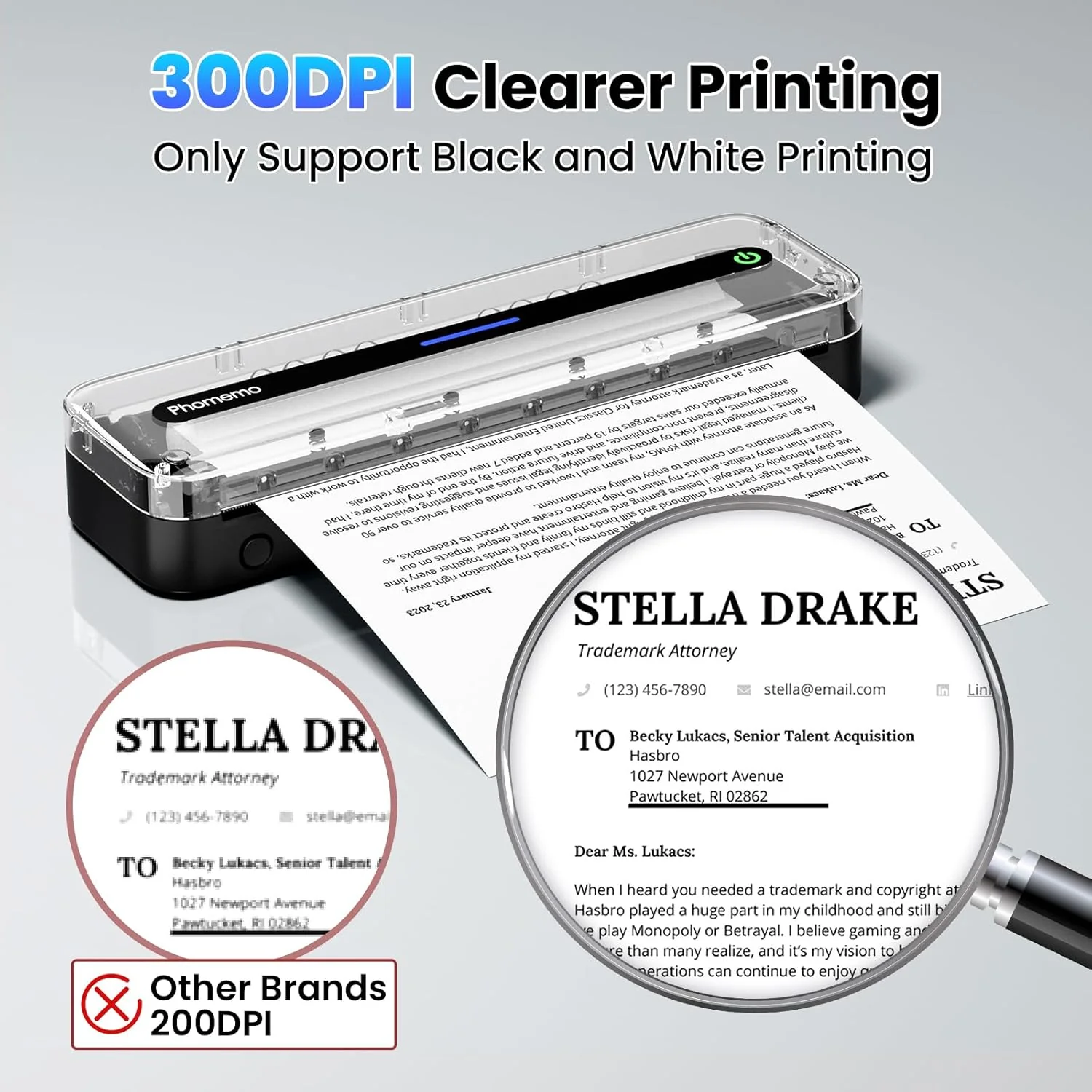 [US Only] Phomemo M832 Portable Direct Thermal Printer Bundle with Phomemo Case & 4 Paper Rolls - Image 8